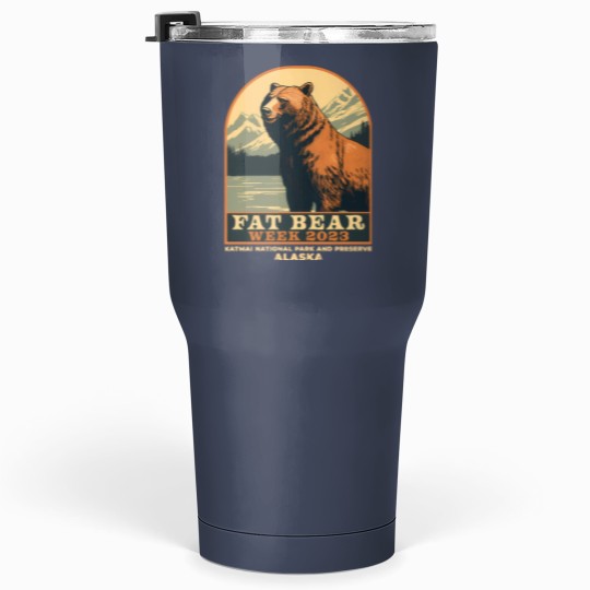 Discover fat bears week - vintage emblem 2024 Tumblers 30 Oz