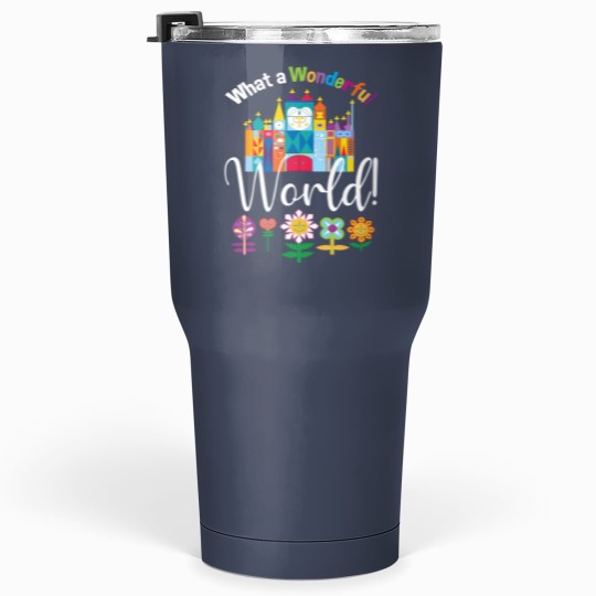 Discover What a Wonderful World Fitted Tumblers 30 Oz