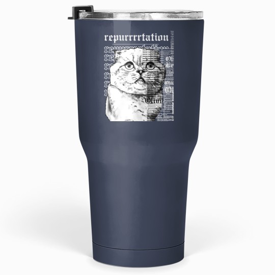Discover Vintage Reputation Cat Tumblers 30 Oz, Reputation Karma Tumblers 30 Oz
