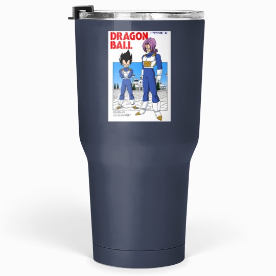 Discover DBZ Vegeta & Trunks Manga Cover Tumblers 30 Oz