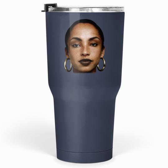 Discover Rare Sade Adu Face Tumblers 30 Oz Collection Singer Unisex Tumblers 30 Oz