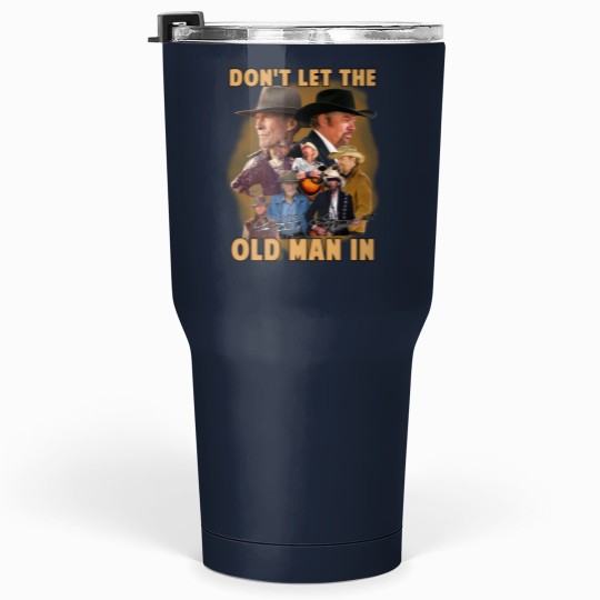 Discover Toby Keith Don't Let The Old Man In Signatures Tumblers 30 Oz Gift For Fans