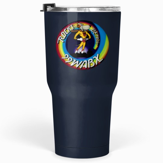 Discover RARE Vintage 1970s WABX Radio Station Detroit Rocks Tumblers 30 Oz