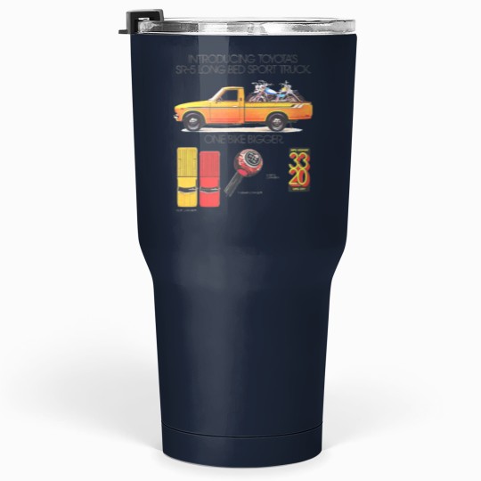 Discover Vintage Toyota Trucks ad graphic Tumblers 30 Oz