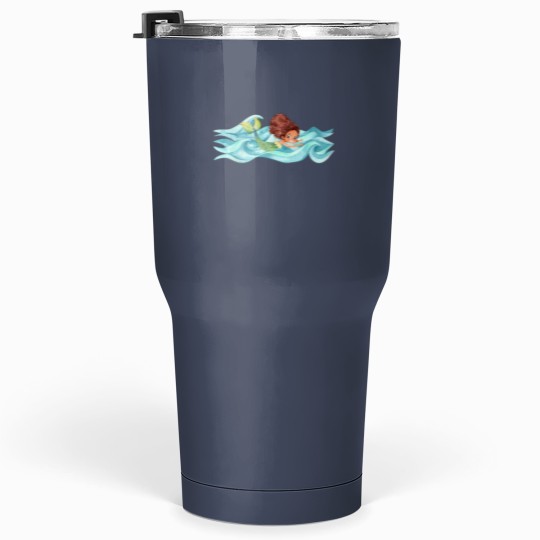 Discover Cute Mermaid in the sea Tumblers 30 oz