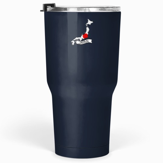 Discover Japan flags Map Tumblers 30 oz