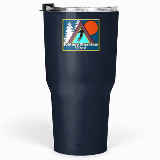 Discover Solitude mountains Utah skis vacation snow board -3 Tumblers 30 oz