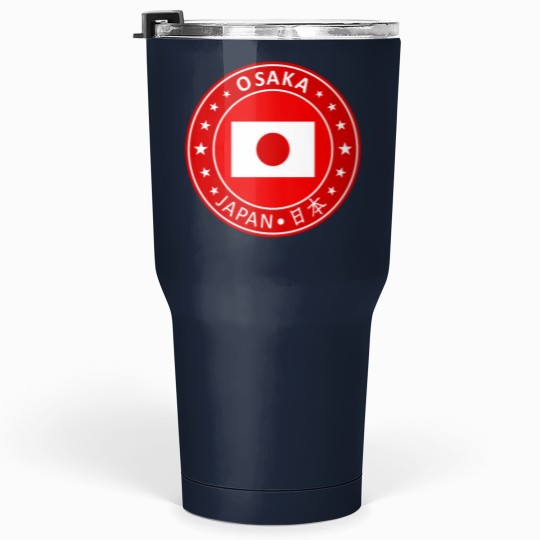 Discover Osaka - Japan -2 Tumblers 30 oz