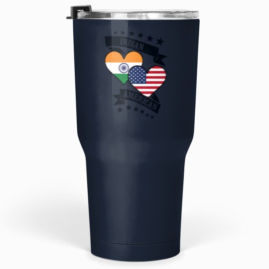 Discover Indian Americans  Heart Flags India americas Tumblers 30 oz