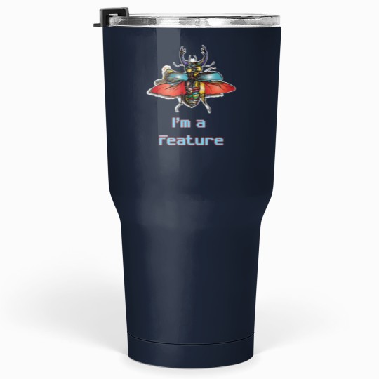 Discover I'm a Feature' Colored - Retro  for T-shirts - mugs - phone cases and other accessories Tumblers 30 oz