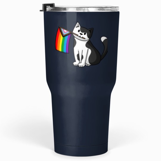 Discover Progress Pride  Pride Cat Tumblers 30 Oz