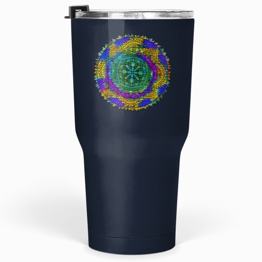 Discover Watercolor Mandala Tumblers 30 oz