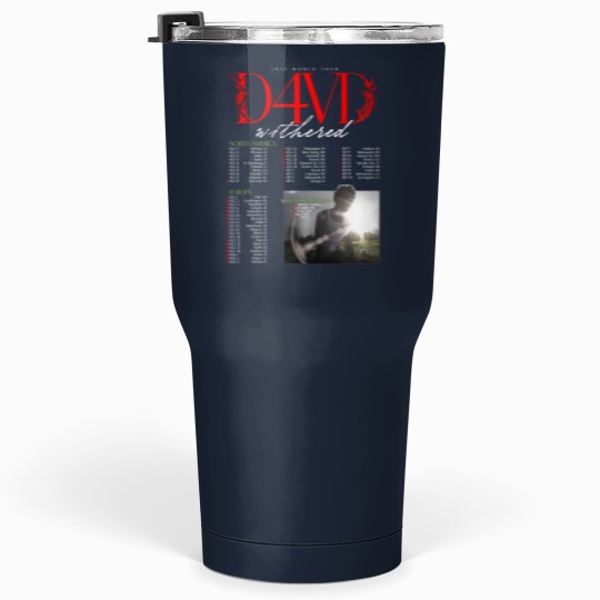 Discover D4VD Withered 2025 World Tour Dates Tumblers 30 Oz