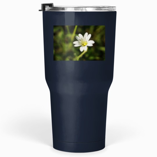 Discover White Flower - European chickweed Premium Scoop Tumblers 30 oz