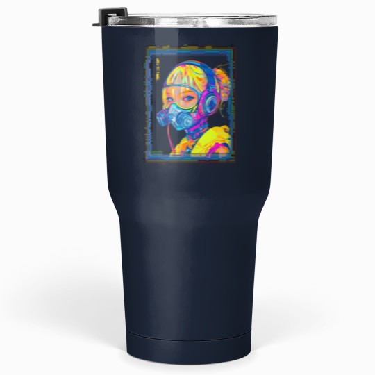 Discover Toronto Canada Retro Anime Girl 80s Vintage Travel Tumblers 30 oz