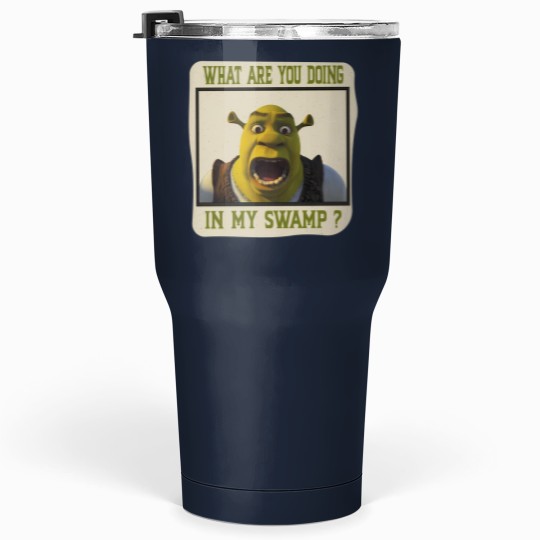 Discover Shrek Face Tumblers 30 Oz What Are You Doing in My Swamp Tumblers 30 Oz, I'm Swamped Tumblers 30 Oz, Funny Shrek Tumblers 30 Oz