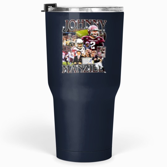Discover Johnny Manziel Vintage Style Bootleg Tumblers 30 Oz, Johnny Manziel Tumblers 30 Oz