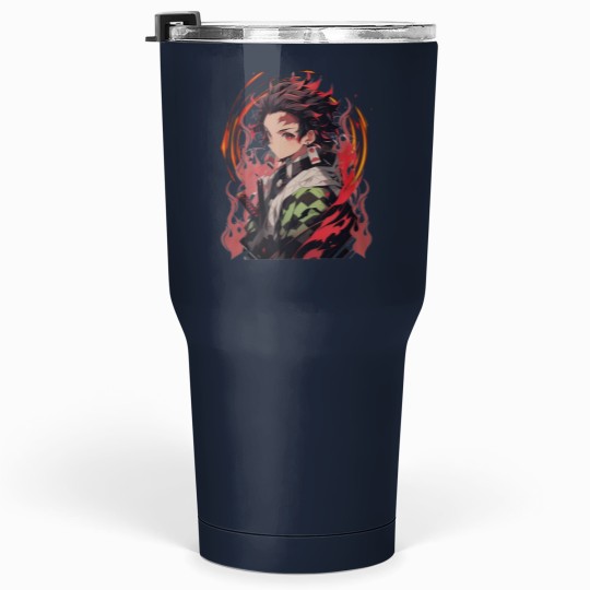 Discover Anime Tumblers 30 Oz, Tanjirou Tumblers 30 Oz, Anime Lovers Tumblers 30 Oz