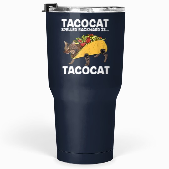 Discover Funny Taco Cat Vintage Tumblers 30 Oz