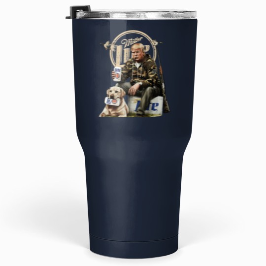 Discover trump hunting miller lite beer Tumblers 30 Oz