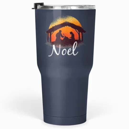 Discover Noel - Christmas Advent Nativity Scene North Star Tumblers 30 Oz