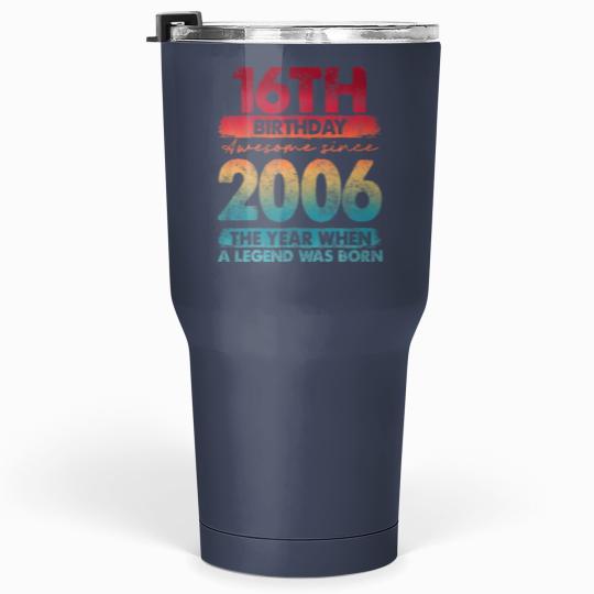 Discover Vintage 2006 Limited Edition 2006 16 Years Old 16T Tumblers 30 Oz