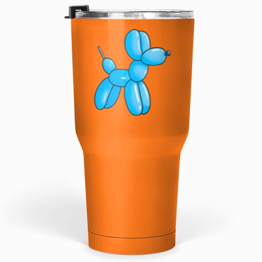 Discover Blue Cartoon Ballon dog Tumblers 30 Oz