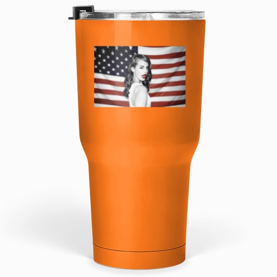Discover Lana Del Rey American Flag Hipster Dope Mens Tumblers 30 Oz