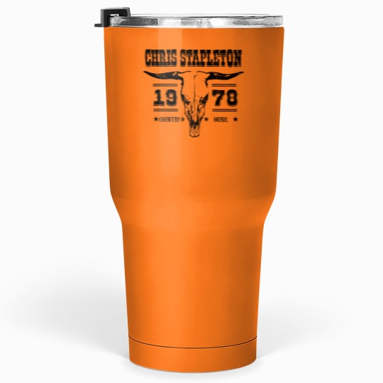 Discover Chris Stapleton ESTD 1978 Tumblers 30 Oz, Chris Stapleton Bullhead