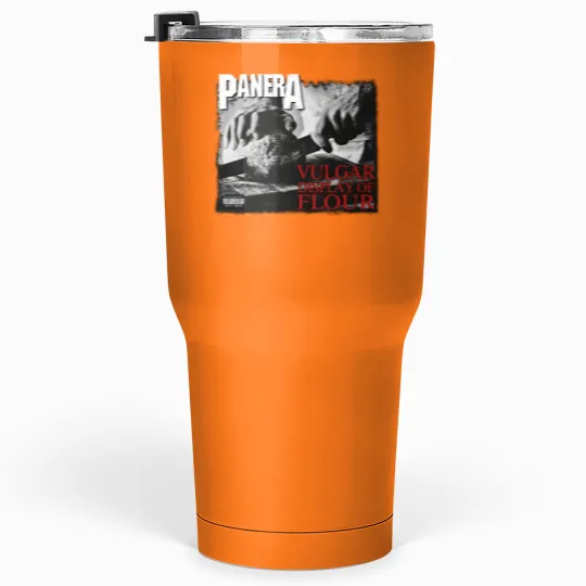 Discover PANERA Vulgar Display Of FLOUR Metal Band Parody Spoof Mayhem Skull Tumblers 30 Oz
