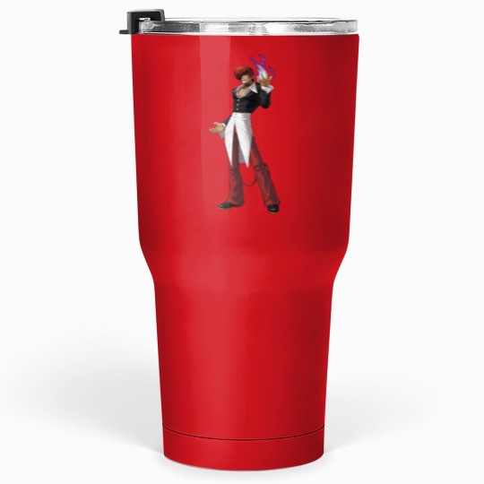 Discover funnys Gifts Iori Purple Yagami fires vintages Photograp Classic Tumblers 30 oz