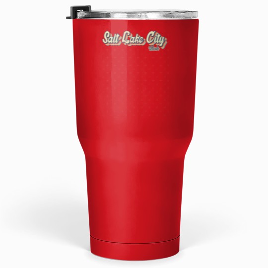 Discover Salt lakes City Utah Retro vintages 70s rainbows Classic Tumblers 30 oz