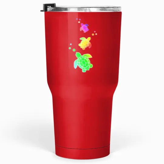 Discover Cute Colorful Tropical Turtles Classic Tumblers 30 oz
