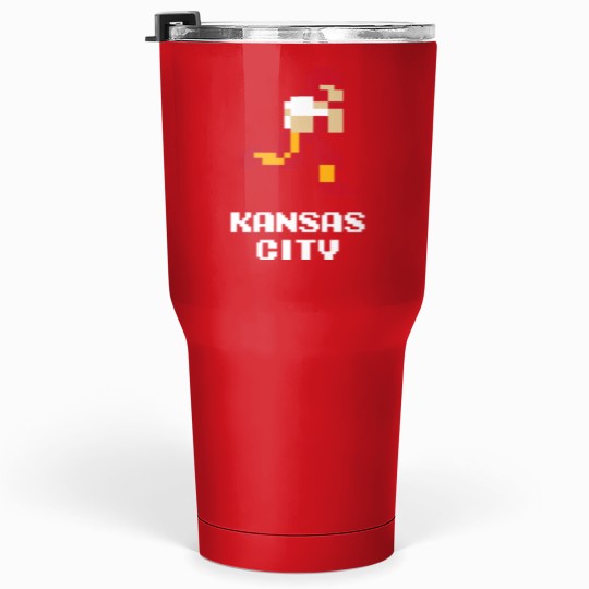 Discover footballs Kansass City 8 bits Classic Tumblers 30 oz