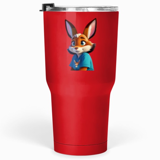 Discover Eeveeish Anthro Girl In Blue Tee Tumblers 30 oz