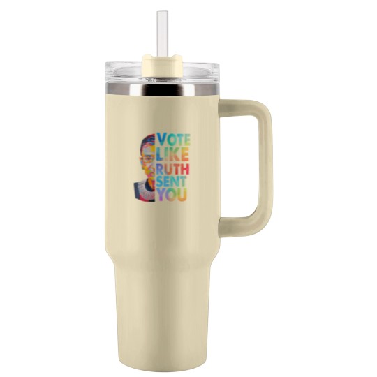 Discover Vote Like Ruth Sent You Tumblers 40 Oz With Handle, Empowering Women, Election 2024, Vote 2024