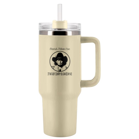 Discover David Allan Coe Funny Music Tumblers 40 Oz With Handle