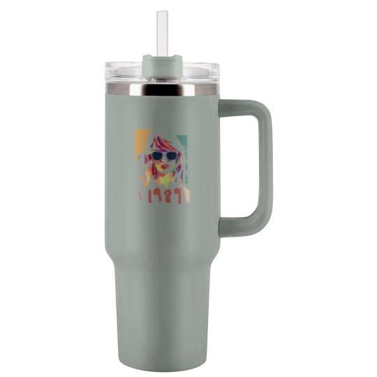 Discover Kids 1989 Watercolor Taylorr Swifts Vintage Tumblers 40 Oz With Handle