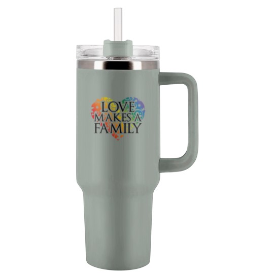 Discover LOVE Makes A Family Tumblers 40 Oz With Handle