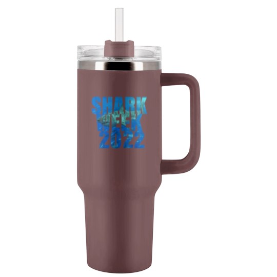 Discover Shark Week 2022 V-Neck Tumblers 40 Oz With Handle