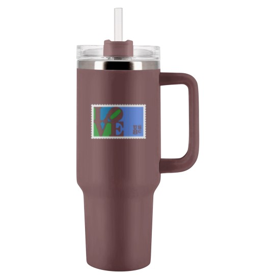 Discover Love Stamp Stencil (Robert Indiana) - Love - Tumblers 40 Oz With Handle