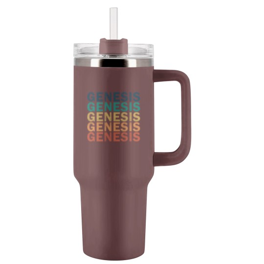 Discover Genesis Name Tumblers 40 Oz With Handle - Genesis Vintage Retro Name Gift Item Tumblers 40 Oz With Handle - Genesis - Tumblers 40 Oz With Handle