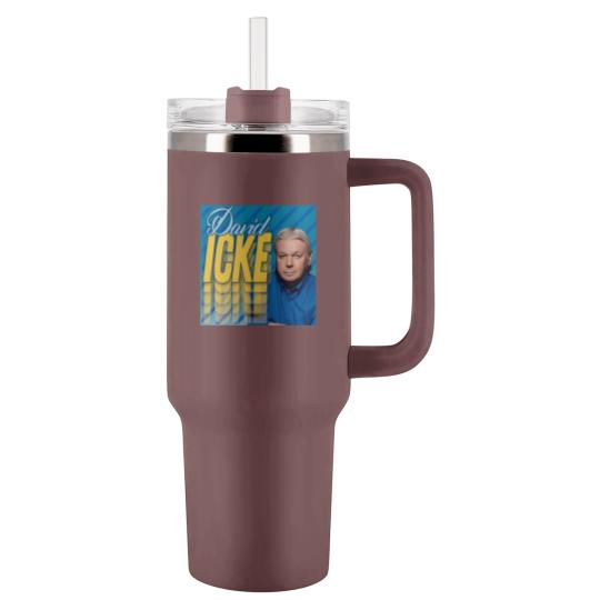 Discover David Icke #4 ///// New Age 90s Homage - David Icke - Tumblers 40 Oz With Handle