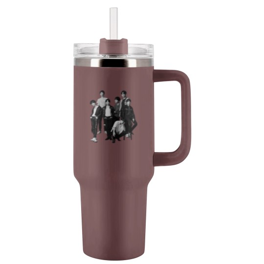 Discover BTS Members Tumblers 40 Oz With Handle, Bangtan Boy Tumblers 40 Oz With Handle, BTS Group Tumblers 40 Oz With Handle