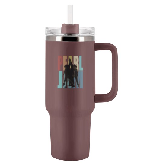 Discover PEL JAM Ten Inspired Tumblers 40 Oz With Handle, Rock Band Tumblers 40 Oz With Handle, PEL JAM Tour 2022 Tumblers 40 Oz With Handle