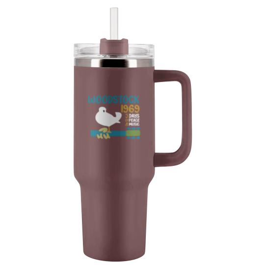 Discover woodstock 50th anniversary 1969 2020,Woodstock Tumblers 40 Oz With Handle,Woodstock 1969 ,Peace Love Bird - Woodstock - Tumblers 40 Oz With Handle