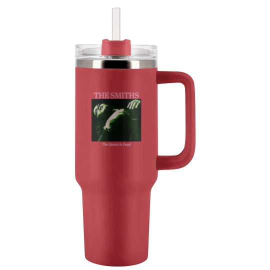 Discover Vintage The Smiths Green Y2K Rock Retro Punk The Queen Is Dead Tumblers 40 Oz With Handle