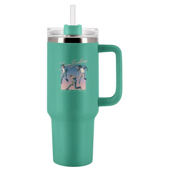Discover Jonas Brothers Love Me To Heaven Single Cover Retro Tumblers 40 Oz With Handle