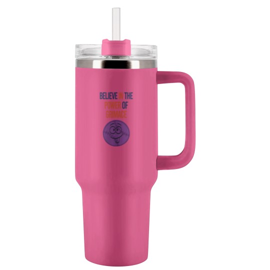 Discover Grimace Mets Tumblers 40 Oz With Handle up to 5xl | NY Mets Humorous Gift, New York Baseball Winning Streak Fan Lucky Charm McD's Grimace, Orange and blue, Truth
