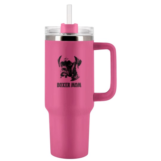 Discover Boxer Dog Mom - Boxer Mom - Boxer Dog - Tumblers 40 Oz With Handle